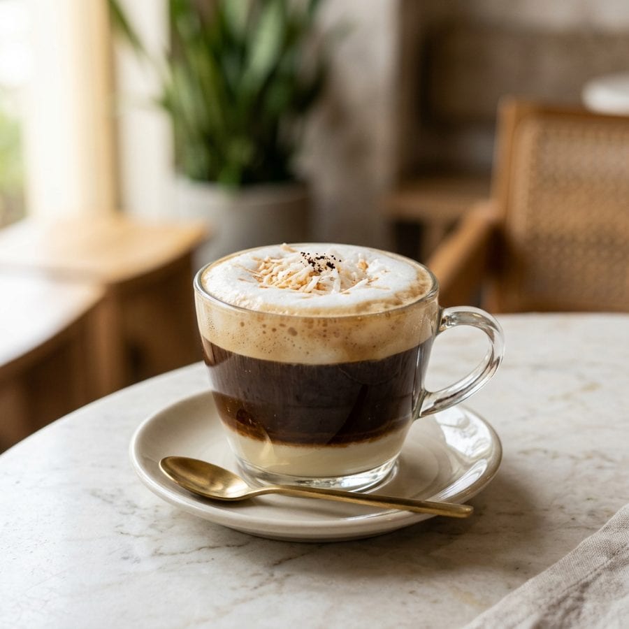 Hot Coconut Coffee