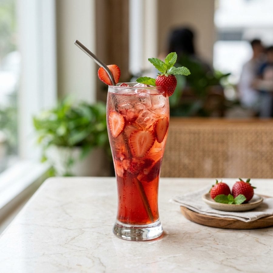 Strawberry Ice Tea